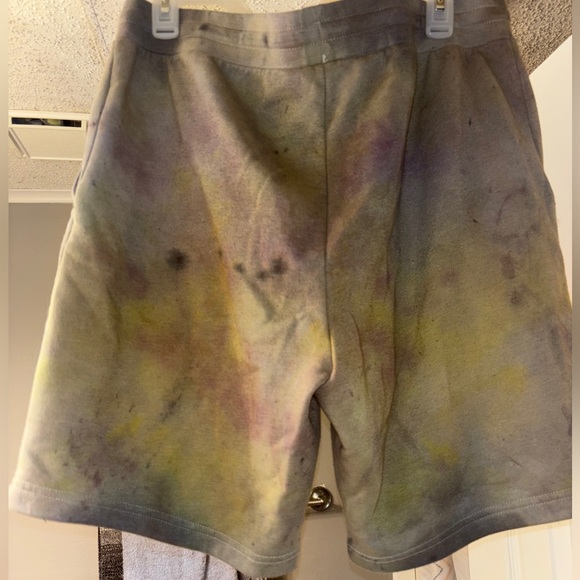 New galaxy swirl tye die one of one NIRVANA designer StreetWear shorts - Picture 16 of 16